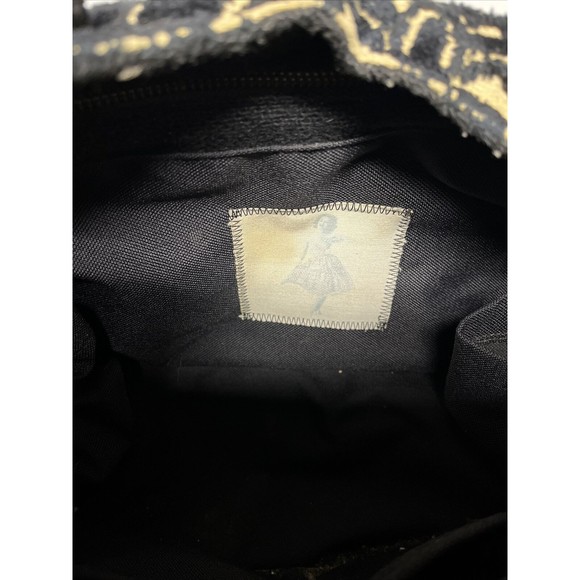 Cake by Petunia Pickle Embossed Black Velvet Diaper Bag Large - Picture 13 of 16